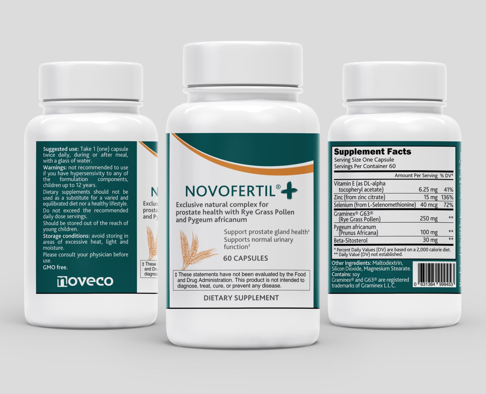 Новофертил® Здоров'я простати, noveco shop
