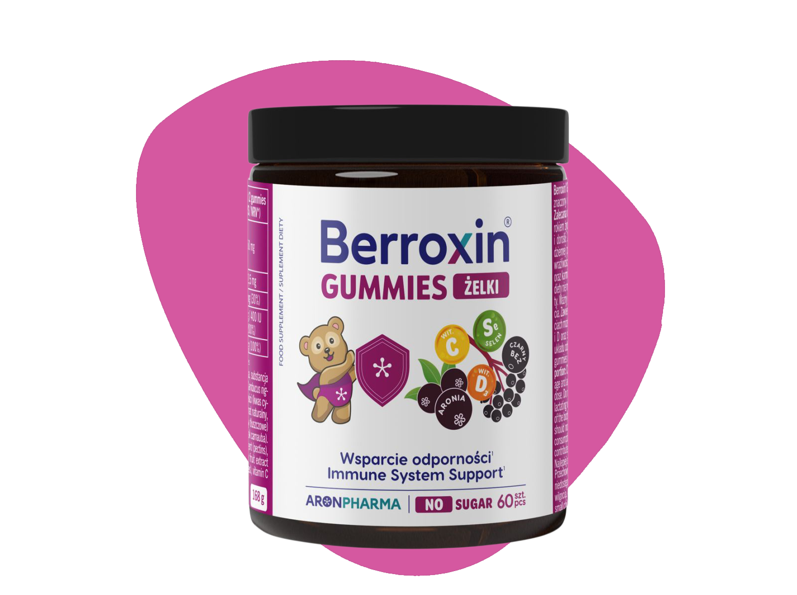 Берроксін пастилки, по 60 пастилок по 3,0г +/-0.2г